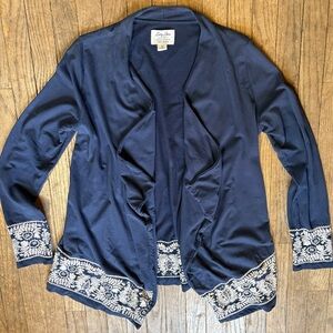 Lucky Brand Lucky Lotus Embroidered Women's Sweater